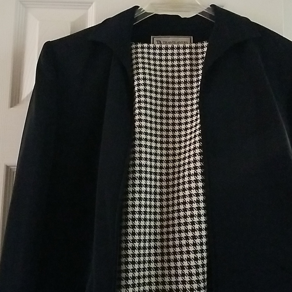 3 piece navy blue pants suite